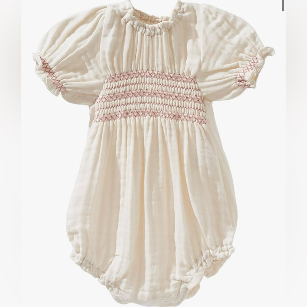 NOTHING FITS BUT Baby’s Classic Cotton Modal Muslin Junmi Onesie